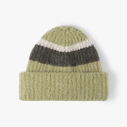 Winter Thicken Cuff Knit Wool Beanie