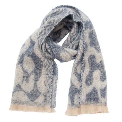 Vintage Leopard Print Soft Scarves