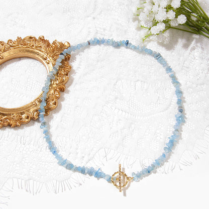 Vintage Irregular Stone Bead Necklace