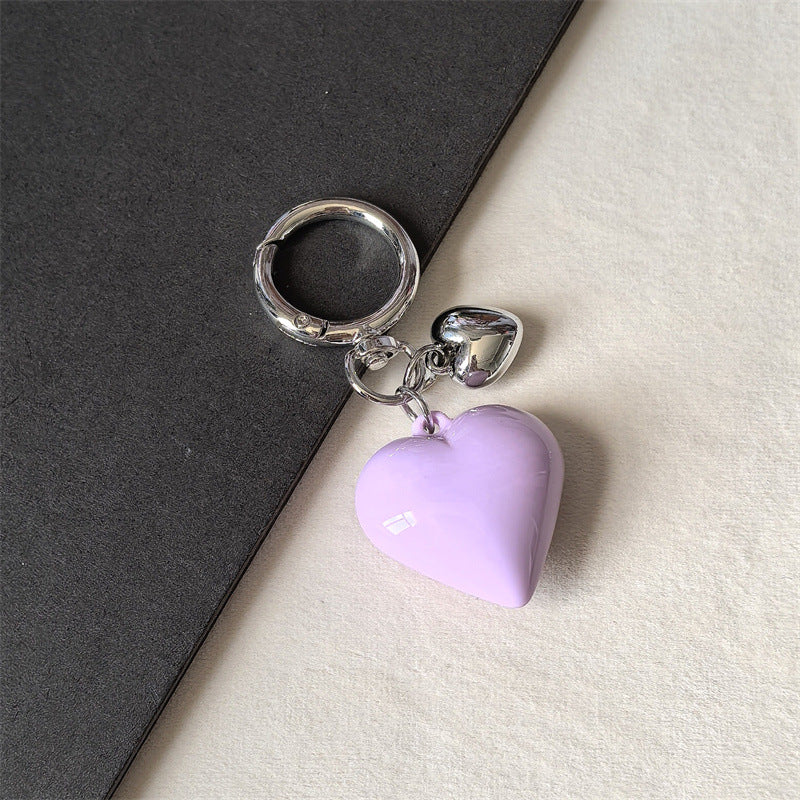 Simple Candy Color Love Bag Charms