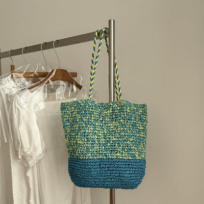 Casual Sraw Large Capacity Tote Bags
