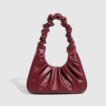 Minimalist Ruched Cloud Shoulder Bag