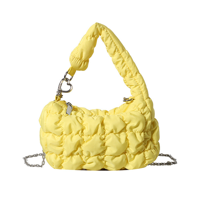 Cute Cloud Puffer Chain Mini Handbag