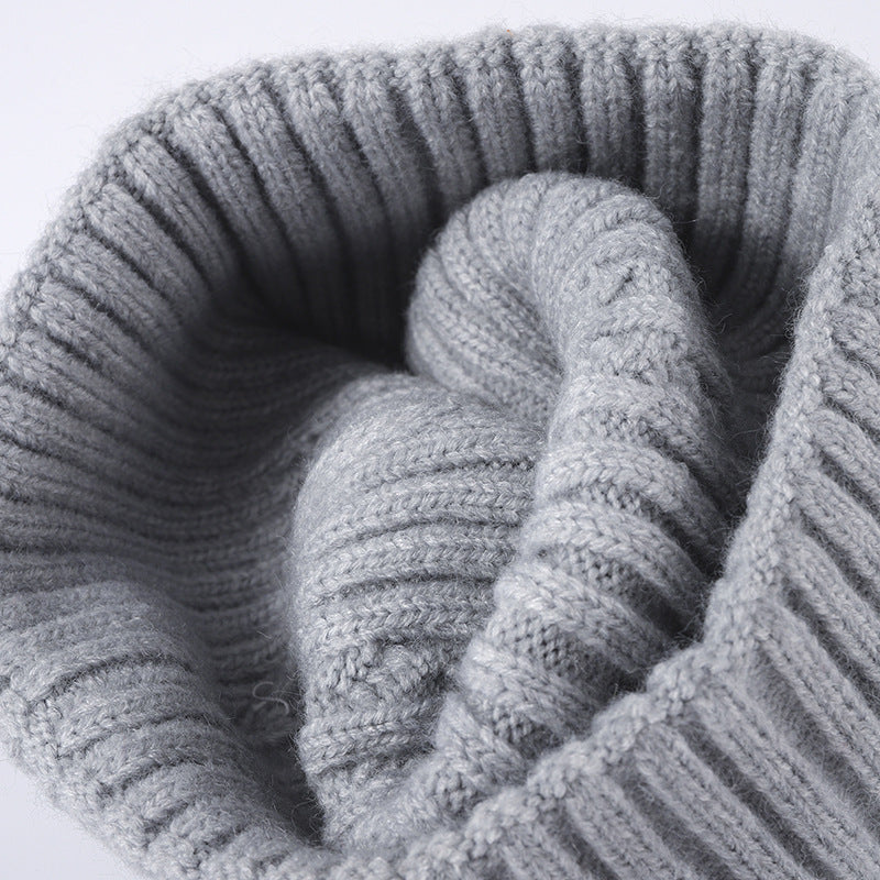 Solid Color Teist Simple Knit Beanie