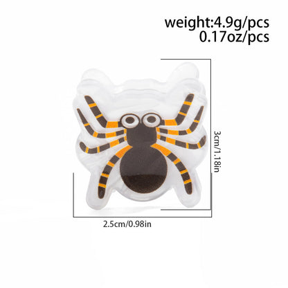 Cute Halloween Spider Ghost Mini Hair Claw