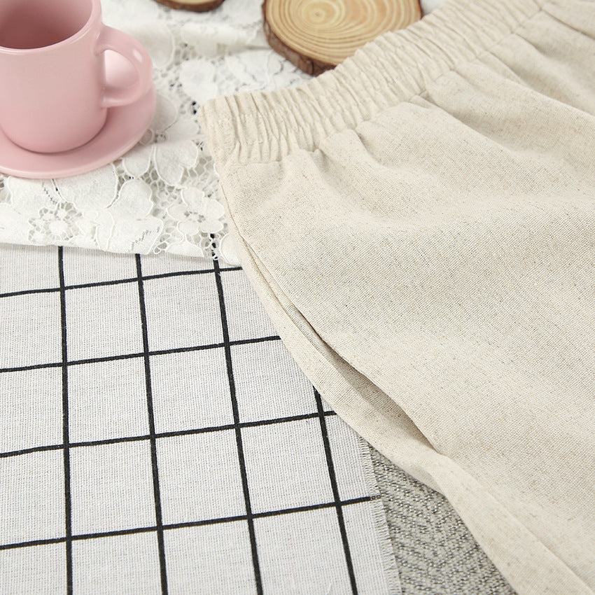 Flounce Simple Loose Homewear Sets