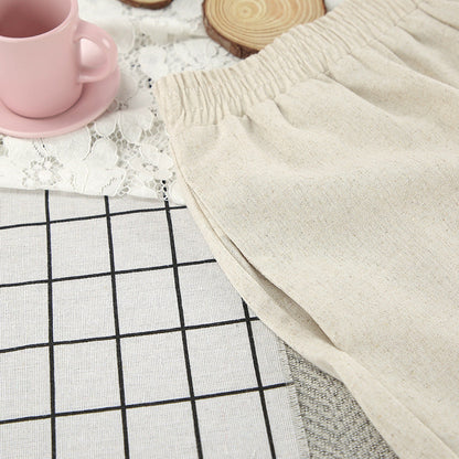 Flounce Simple Loose Homewear Sets