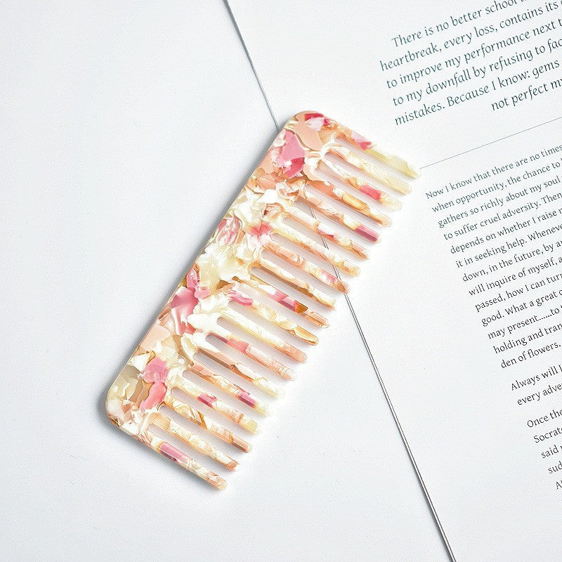 Acrylic Square Mini Portable Hair Combs