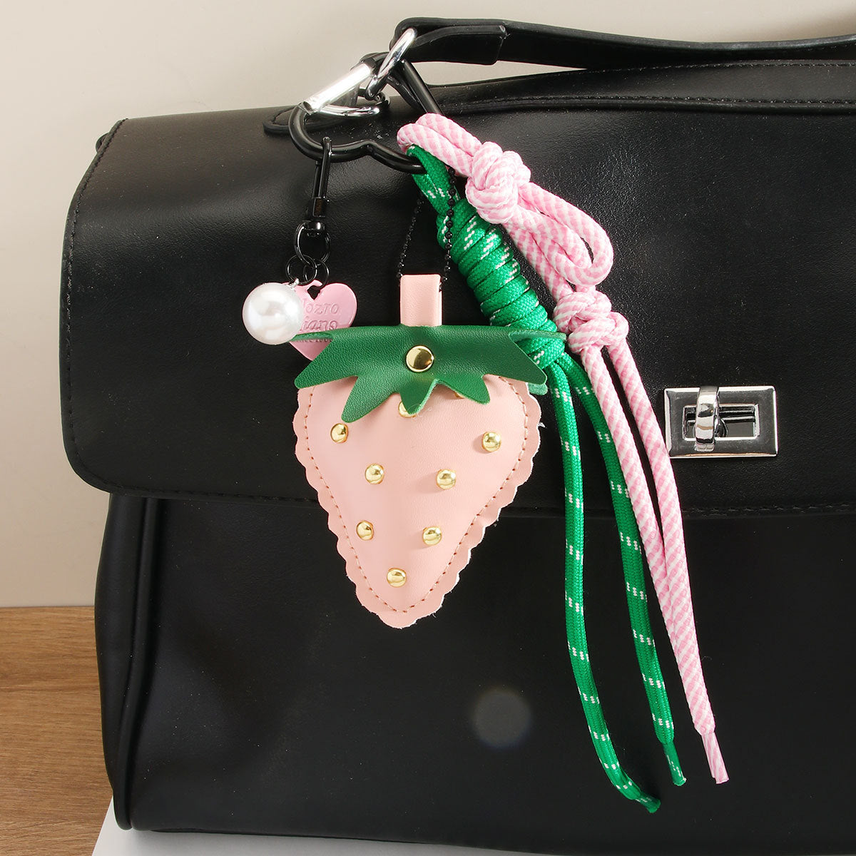 Cute Strawberry Rope Keychain Bag Charms