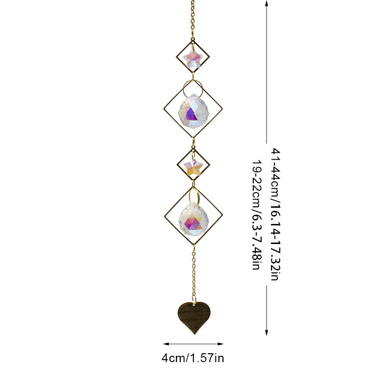Sun Star Colorful Hanging Crystal Decoration