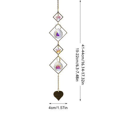 Sun Star Colorful Hanging Crystal Decoration