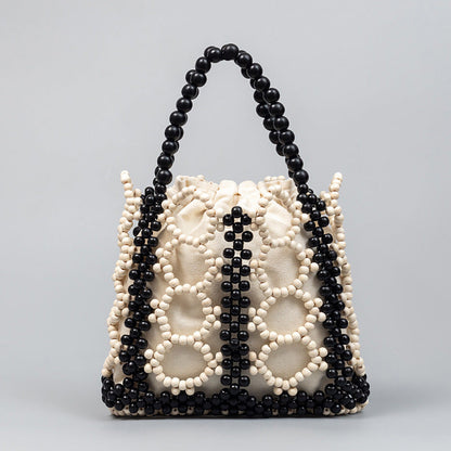 Wooden Bead Handmade Bag