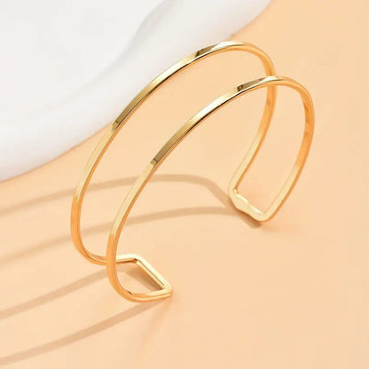 Simple Layered Open Arm Cuff