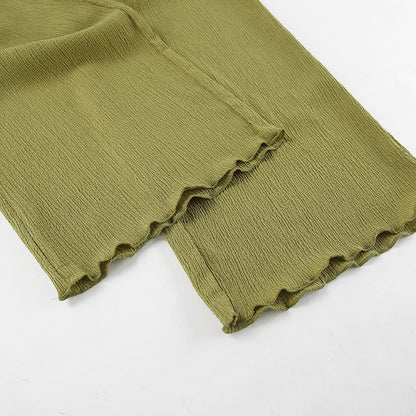 Casual Halter Backless Top and Pants Sets