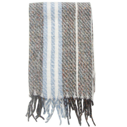 Striped Contrast Color Scarves