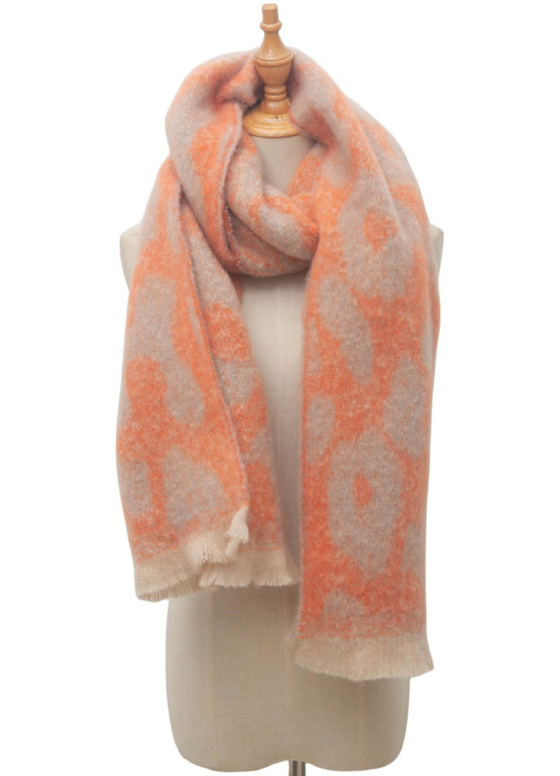 Vintage Leopard Print Soft Scarves