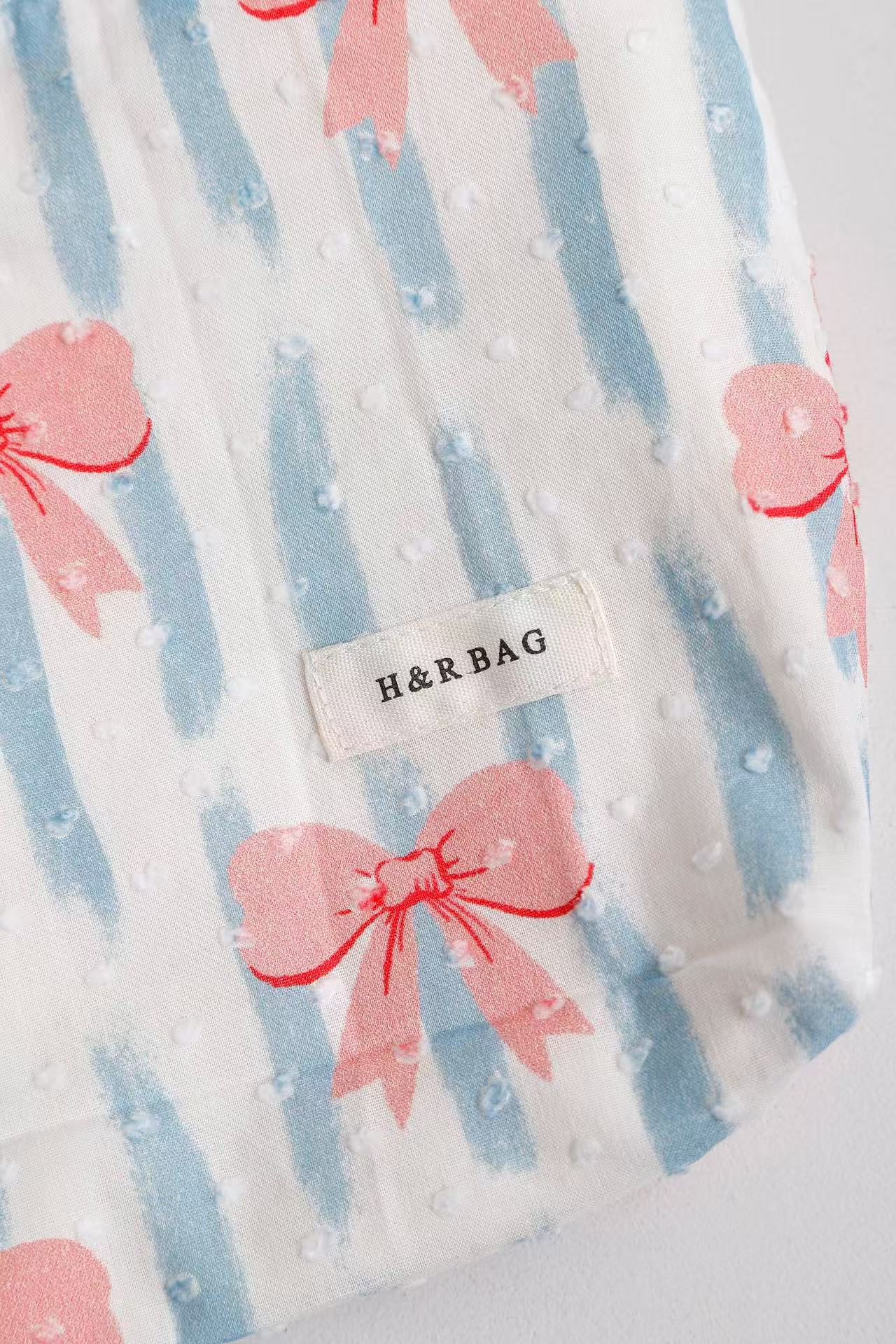 Elegant Floral Print Travel Cosmetic Pouch