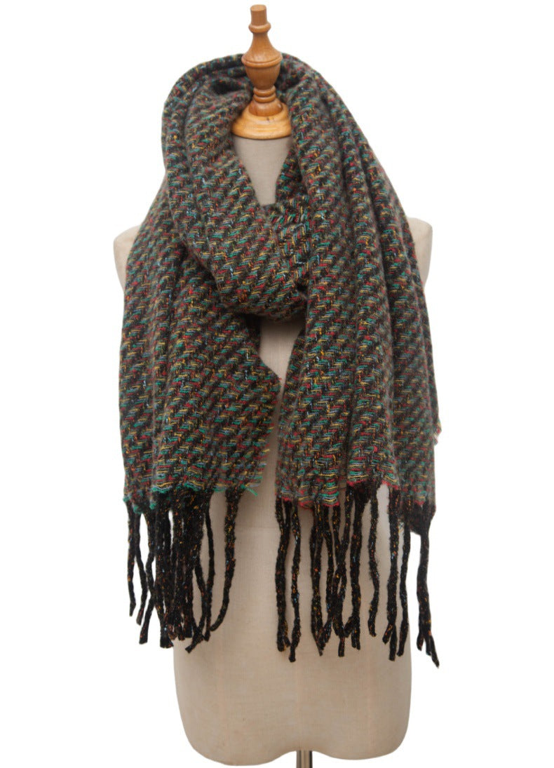 Vintage Tassle Simple Scarves