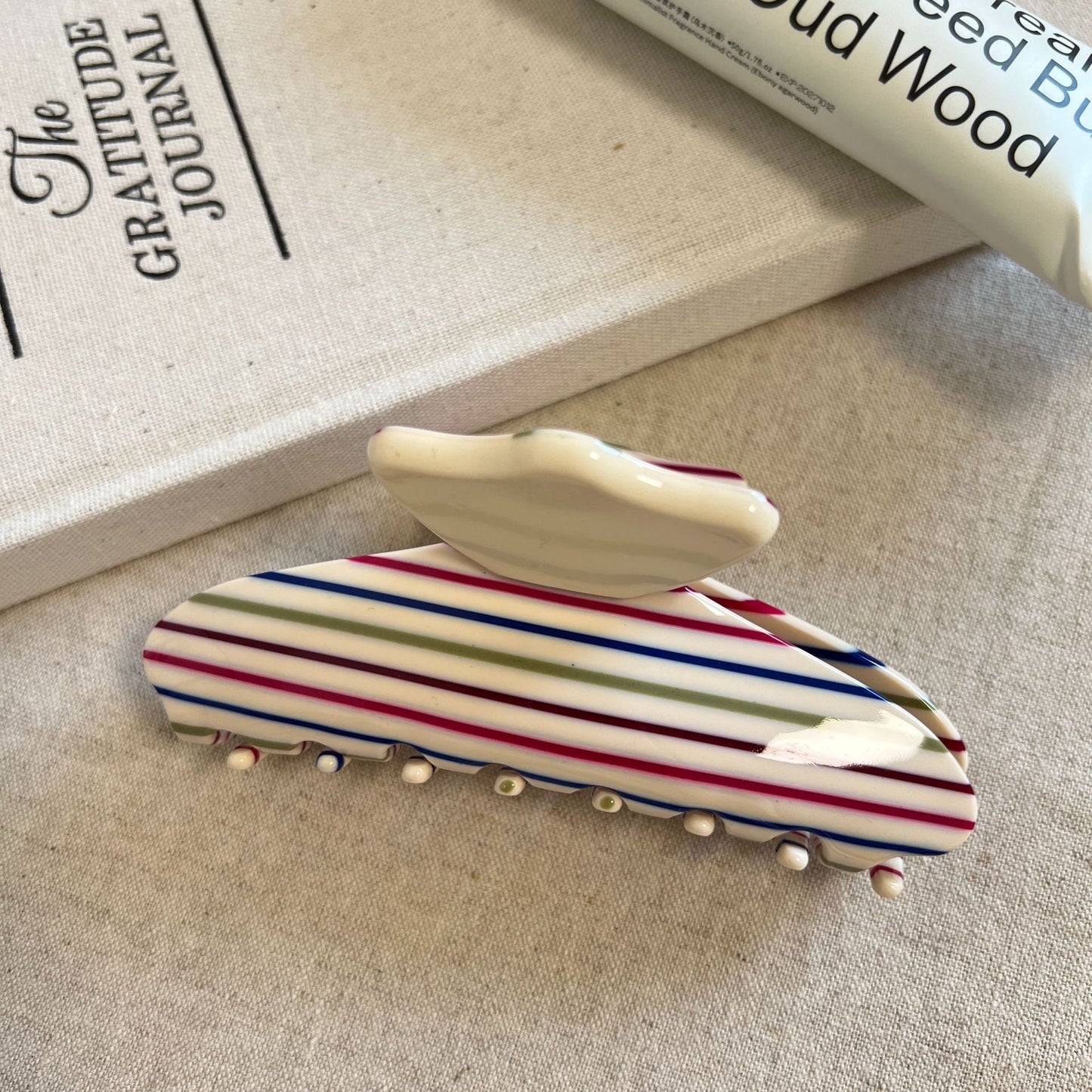 Splice Color Block Acetate Hair Claw