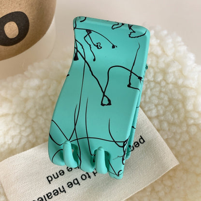 Small Solid Color Claw Clip