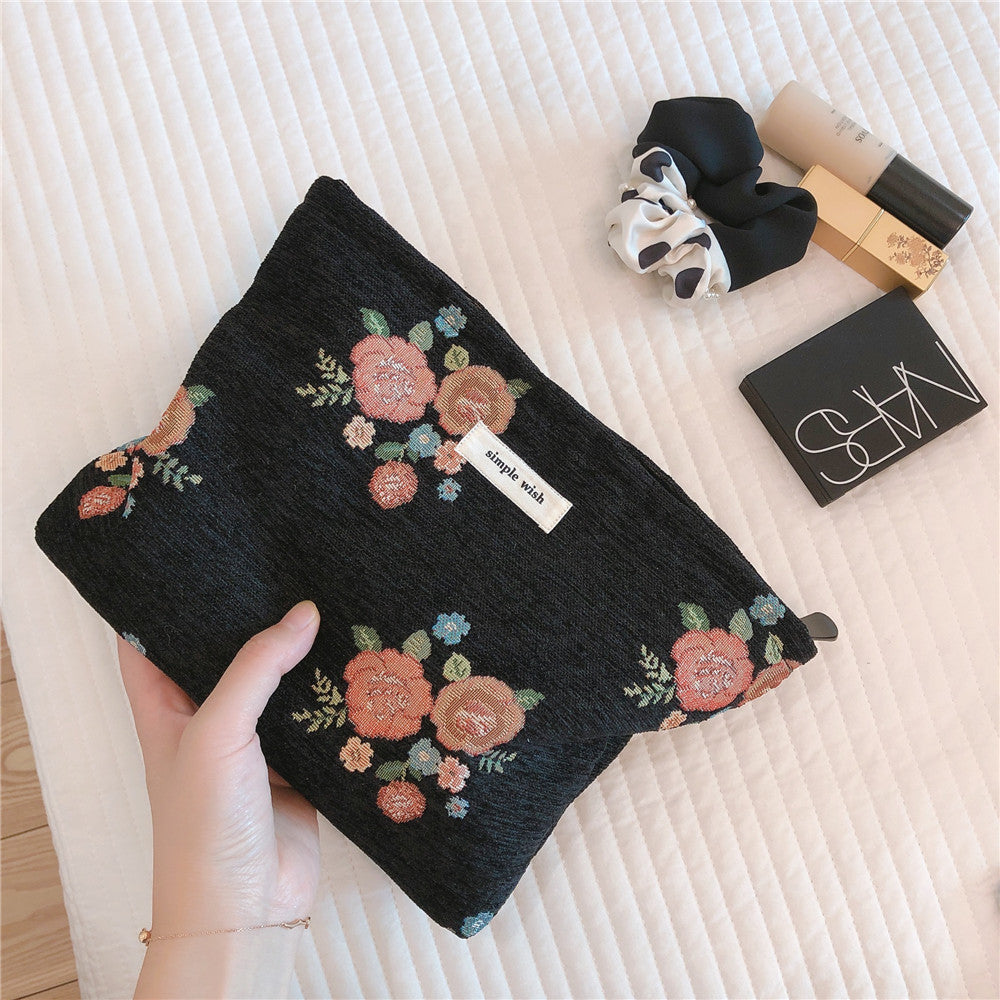 Classic Plaid Travel Cosmetic Bag