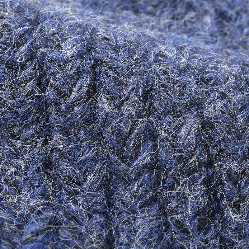 Simple Solid Color Knit Hat Lengthen Beanie