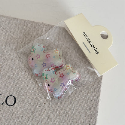 Cute Flower Rabbit Sweet Hair Clips