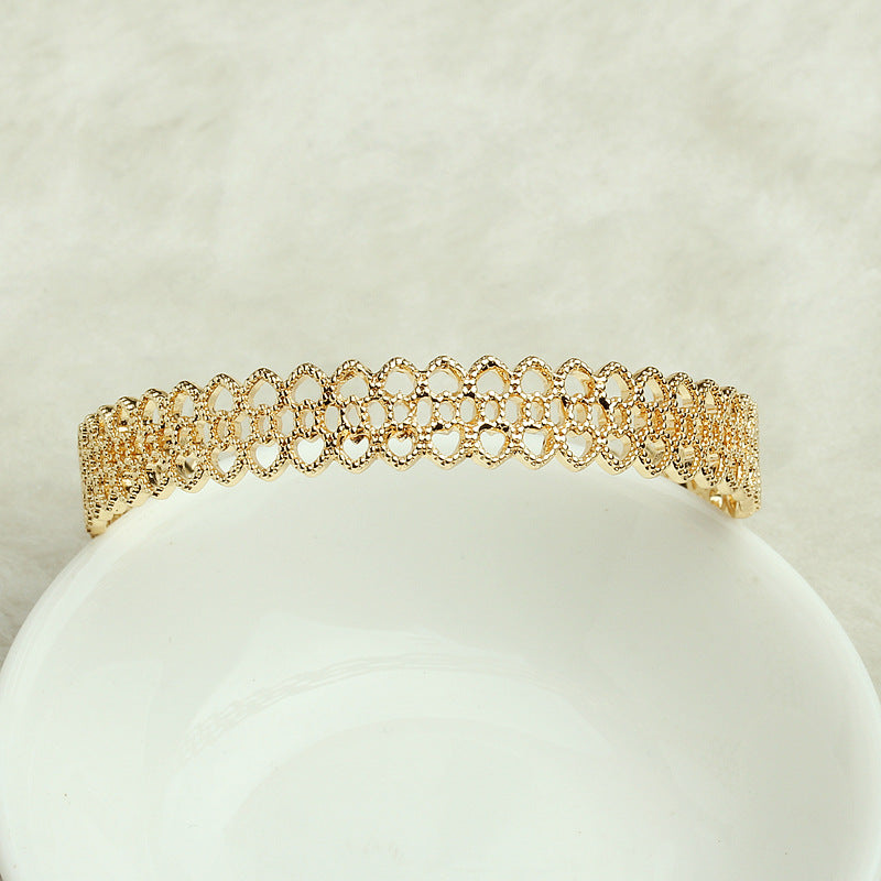 Hollow Lace Adjustable Floral Bracelets