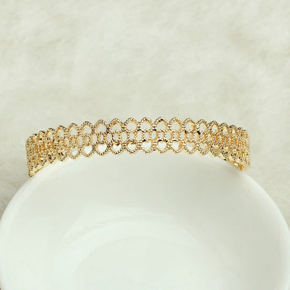 Hollow Lace Adjustable Floral Bracelets