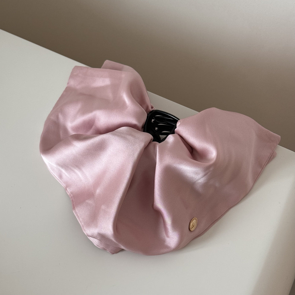 Solid Color Fabric Ponytail Hair Claw