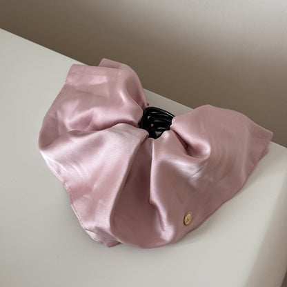 Solid Color Fabric Ponytail Hair Claw