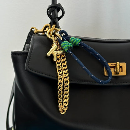 Letter Rope Braided Keychain Bag Charms