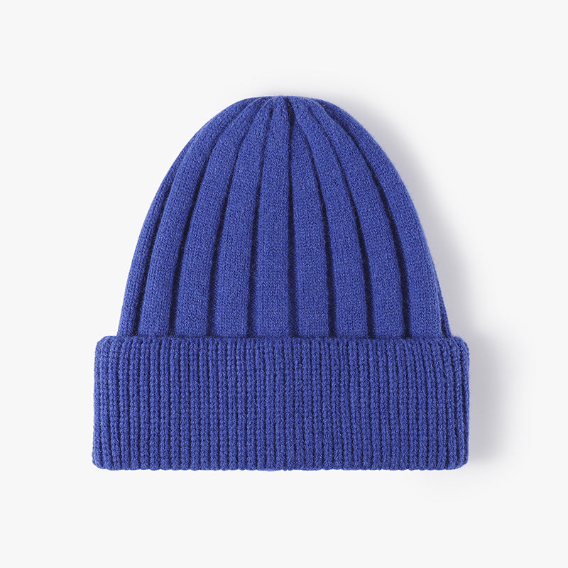 Simple Solid Color Thick Knit Beanie