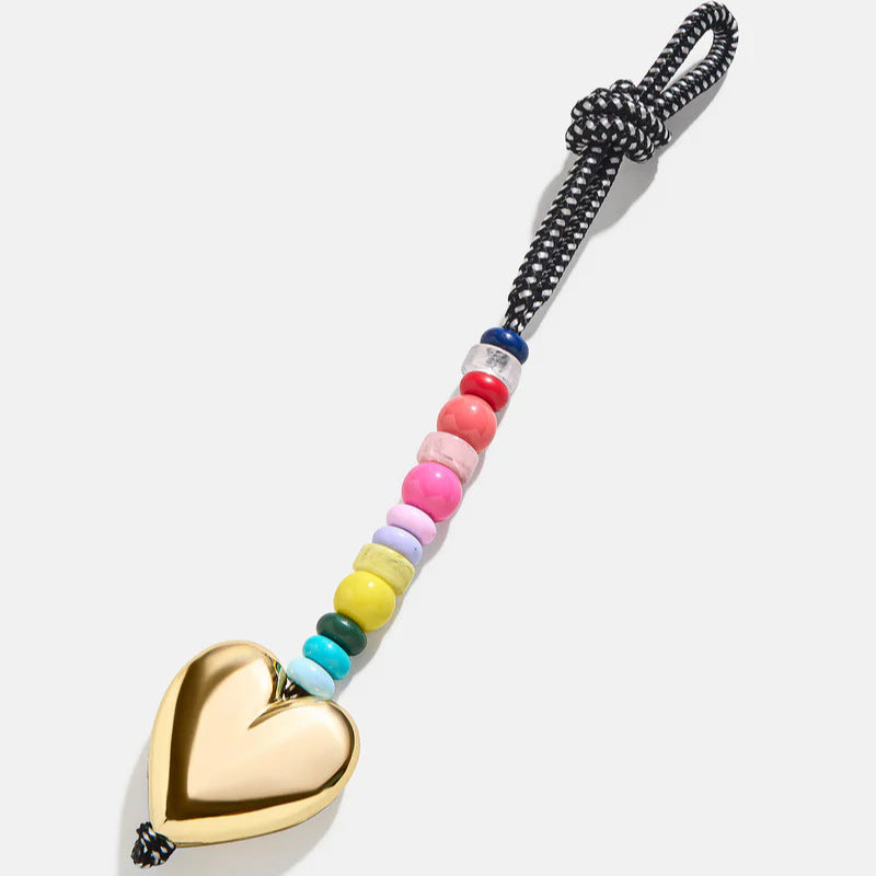 Colorful Flower Beads Keychain Bag Charms