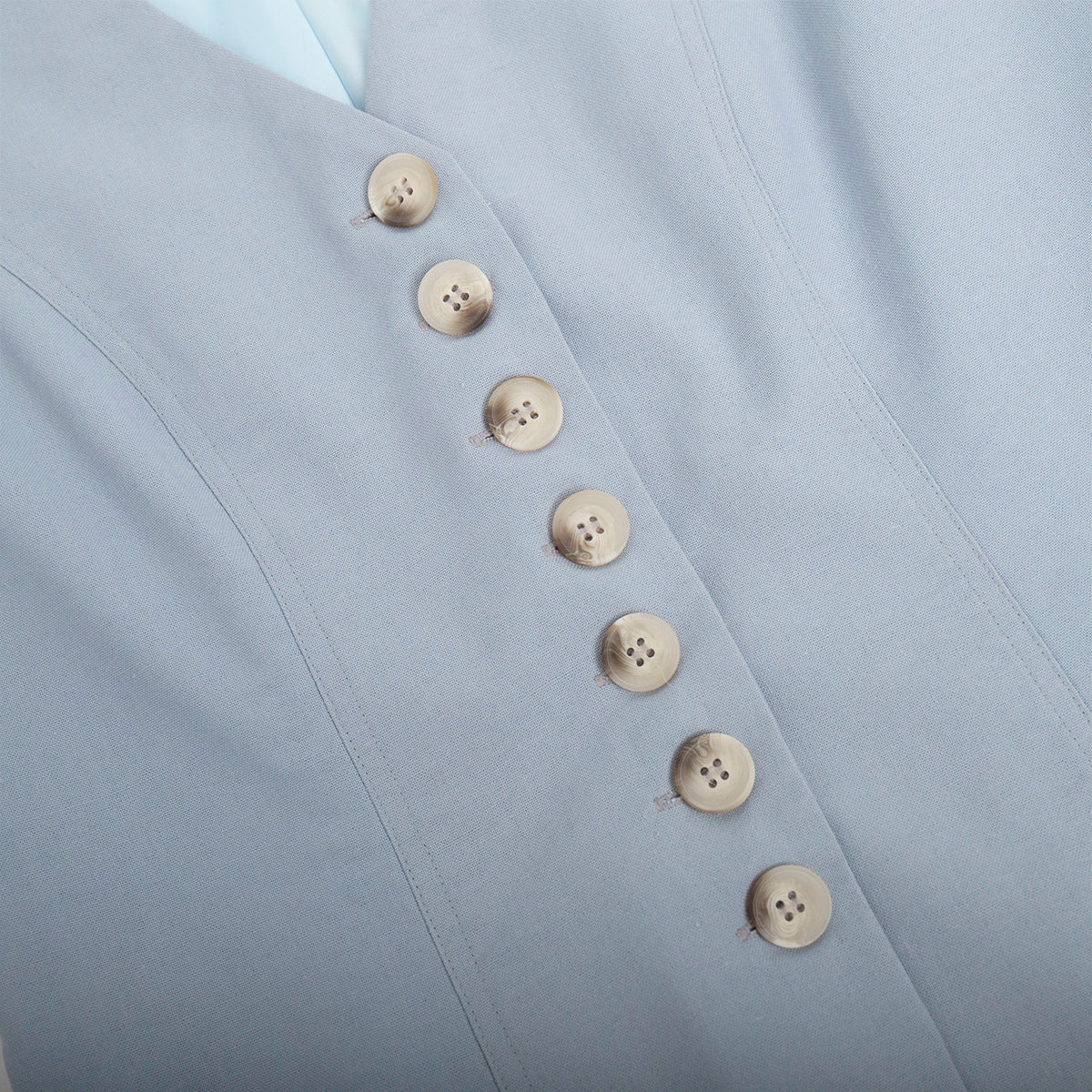 Solid Color Casual Vest and Shorts Sets