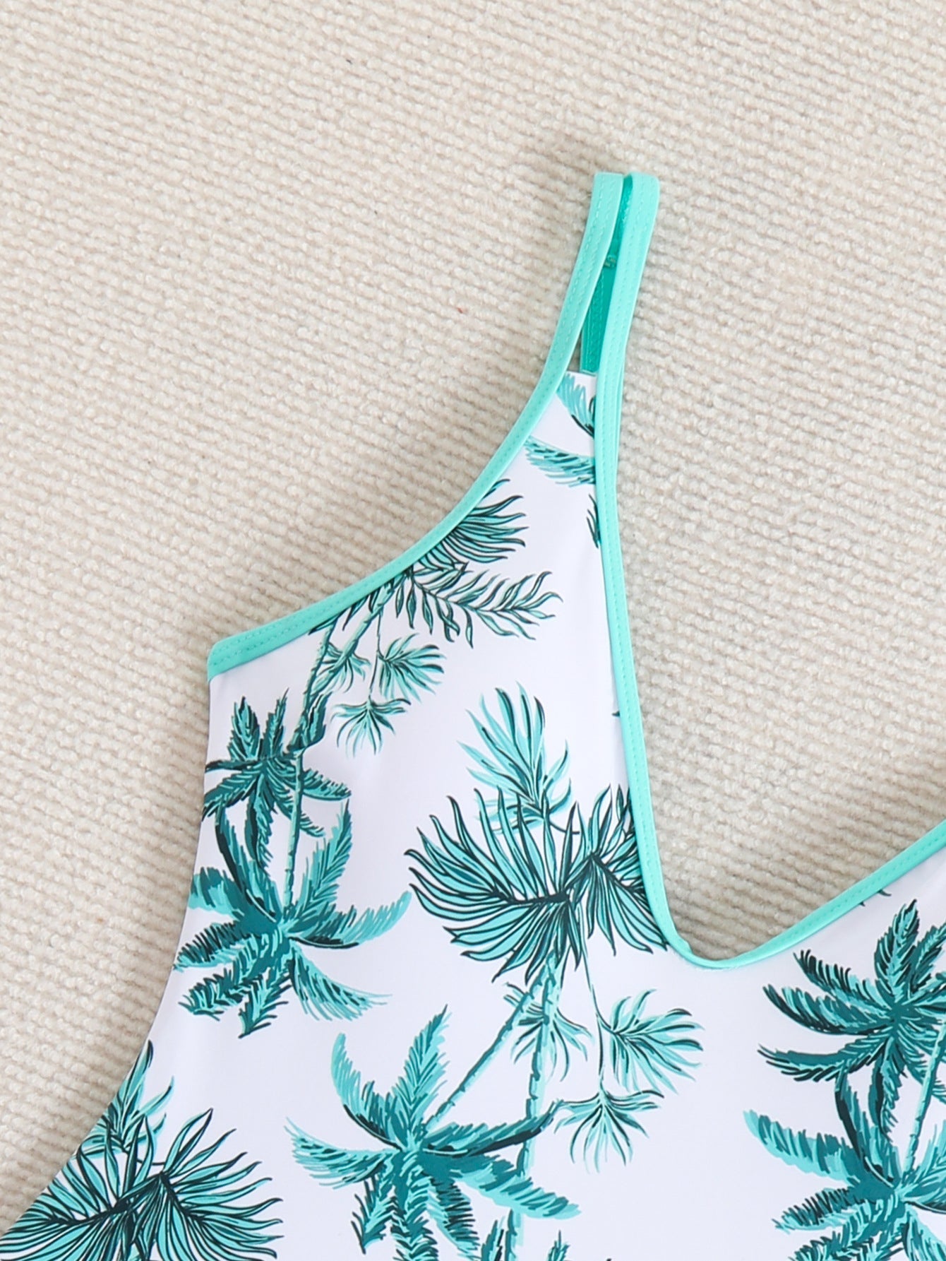 Sexy Floral Ptrint One-Piece Sporty Swimsuit