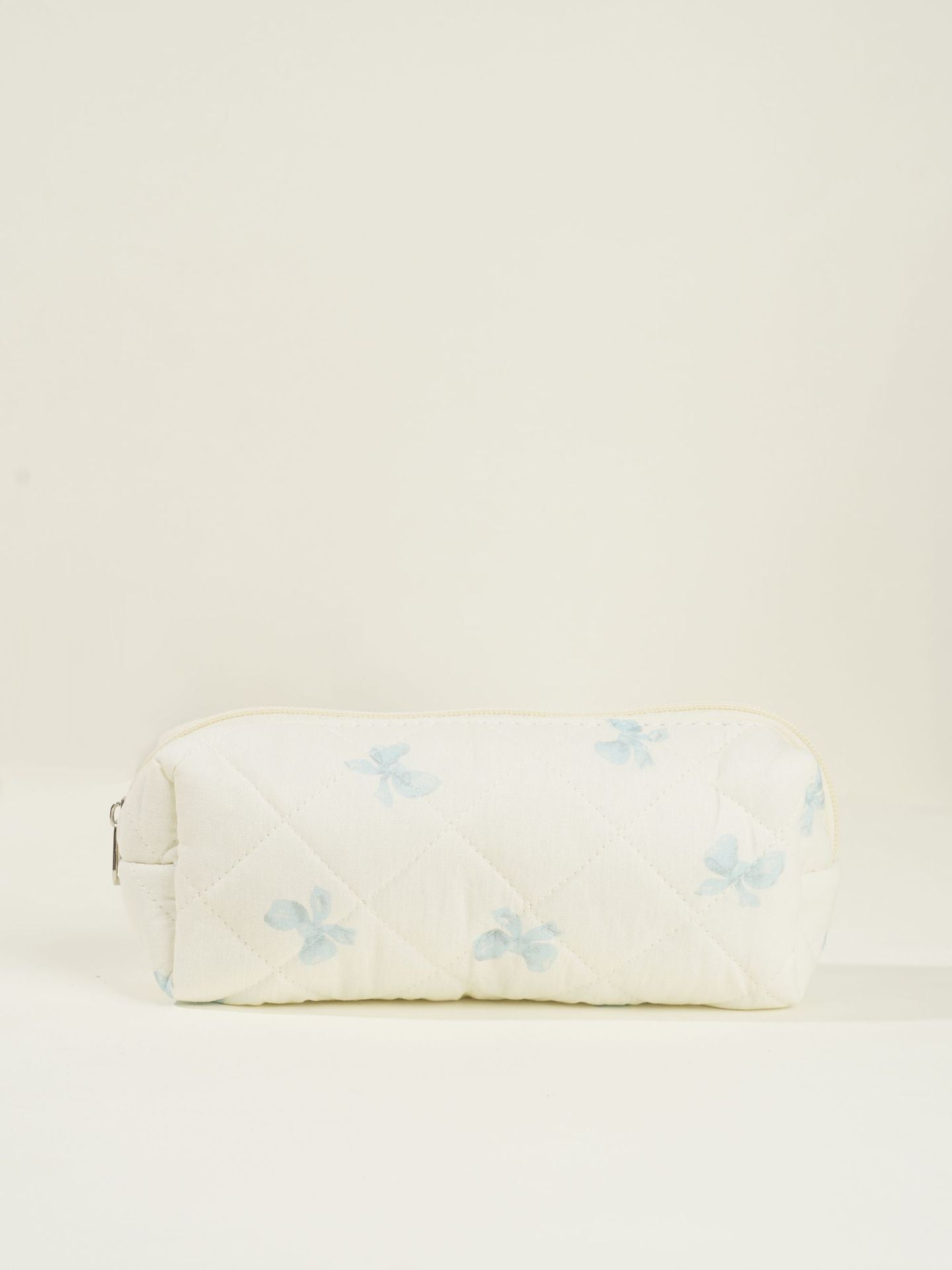Butterfly Floral Print Puffer Make Up Bag