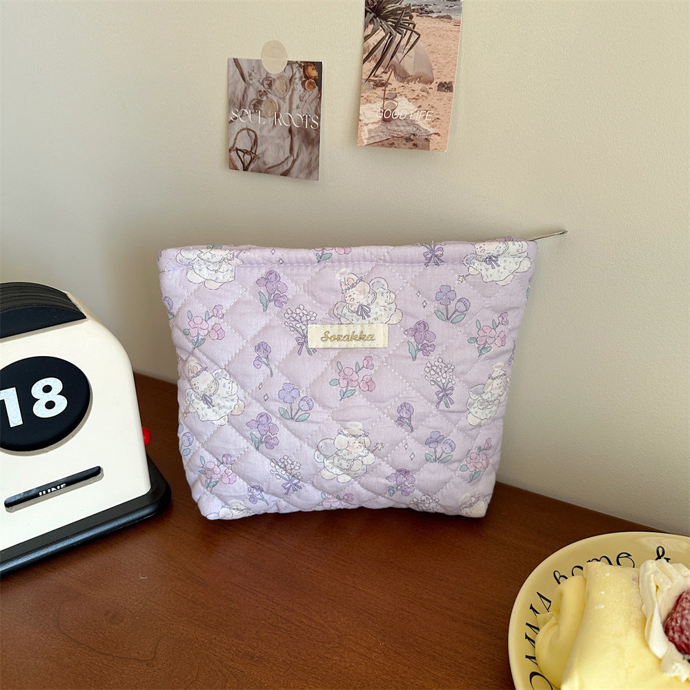 Cute Soft Large Capacity Portable Makeup Bag