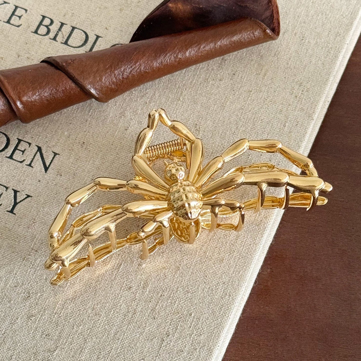 Halloween Metal Bow Large Hair Claw