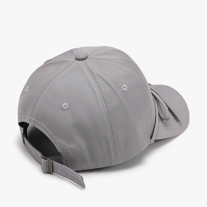 Solid Color Bow Knot Baseball Cap