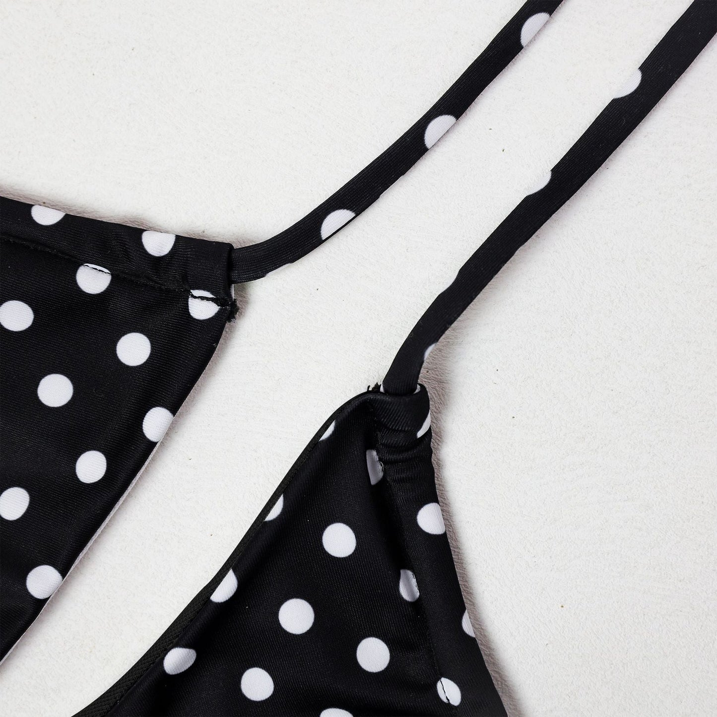 Polka Dot Strapless Bikini Maxi Cover