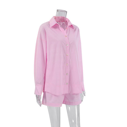 Solid Color Loose Simple Homewear Sets