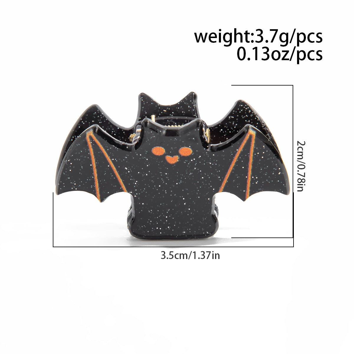 Cute Halloween Spider Ghost Mini Hair Claw