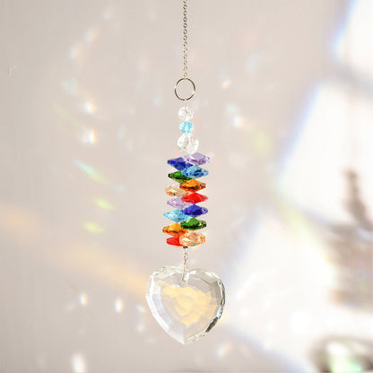 Rainbow Love Crystal Simple Home Hangings