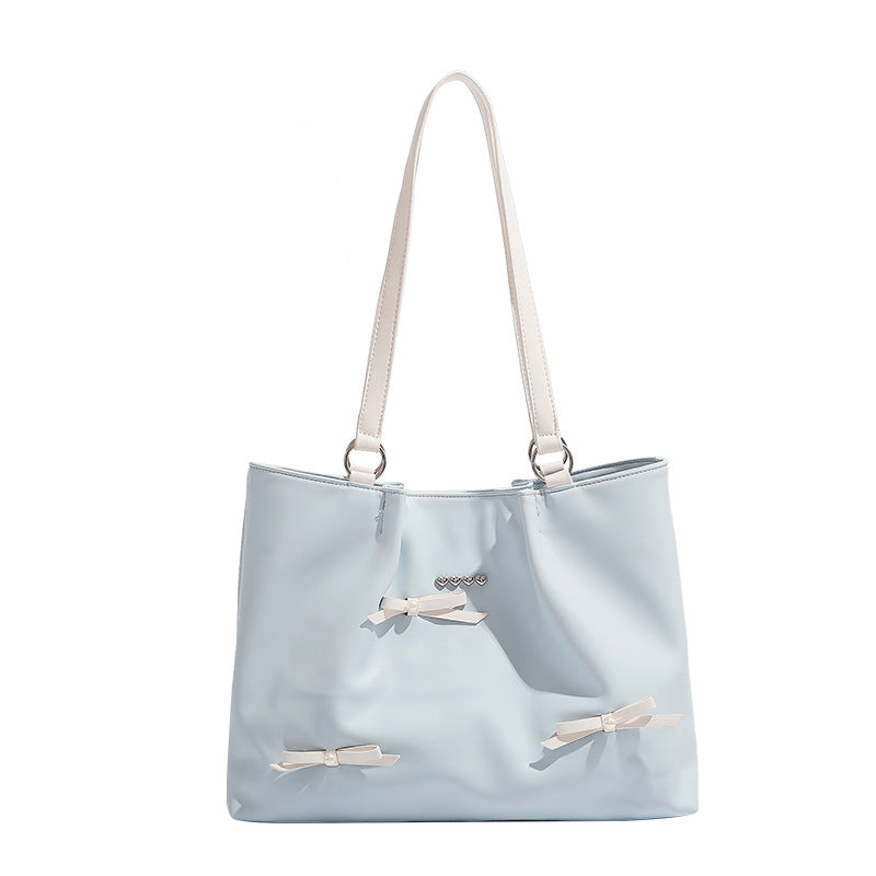 Elegant Bow Knot Large Capacity Shoulder Bag