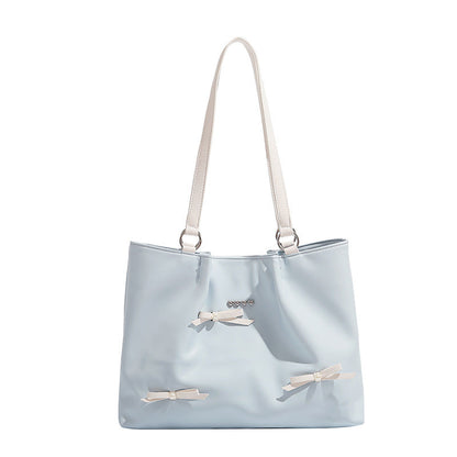 Elegant Bow Knot Large Capacity Shoulder Bag