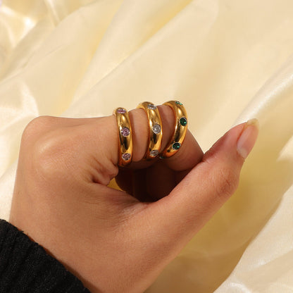 Vintage Diamond Simple Ring