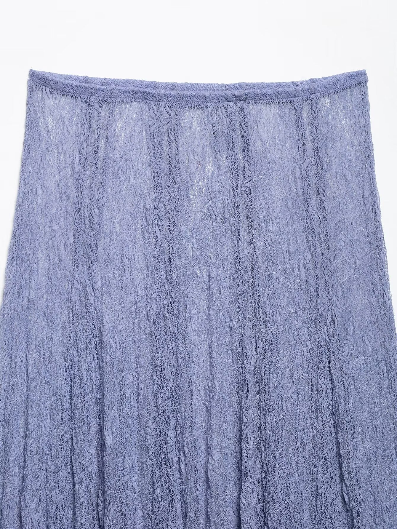 Lace Ruffle Spaghetti Top Maxi Skirt Sets