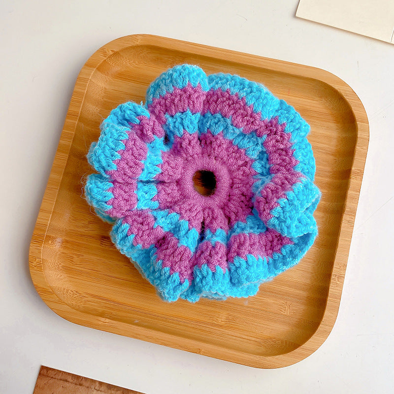 Cute Handmade Crochet Scrunchies Hair Tie