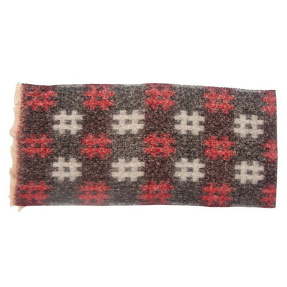 Plaid Print Contrast Color Scarves